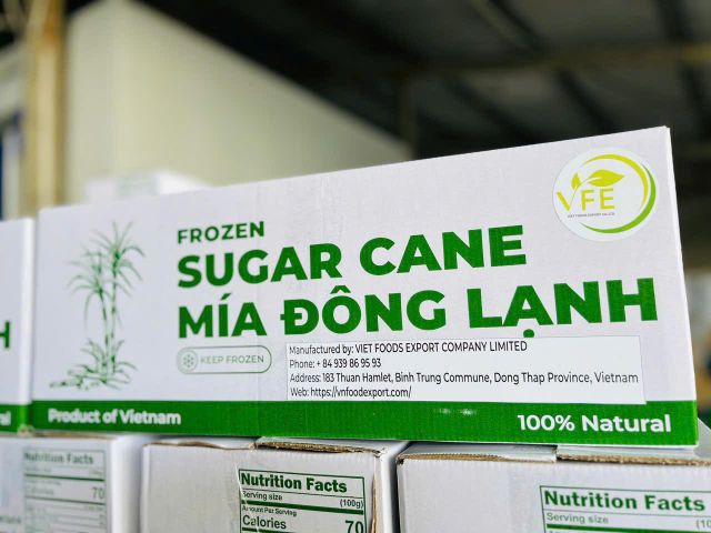Frozen sugarcane Brix Level 18-22 Piece Length 45-48 Cm Shelf Life 24 Months, 24 month Processing Method Peel And Cut Certifications Fda, C/o, Phyto - Image 4
