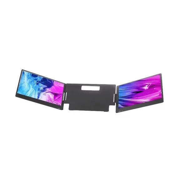 Factory New Portable Triple Monitor IPS 1920*1080P Triple Portable Monitor for Laptop Screen Extender Portable Display - Image 1