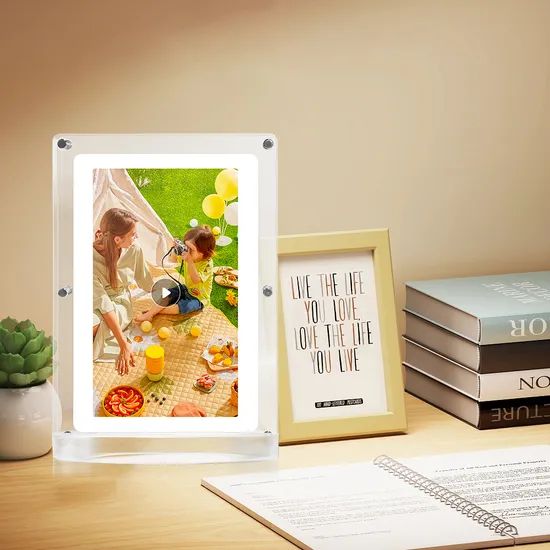 Acrylic Digital Photo Frame Operation Digital Photo Frames with Remote Control - Image 5