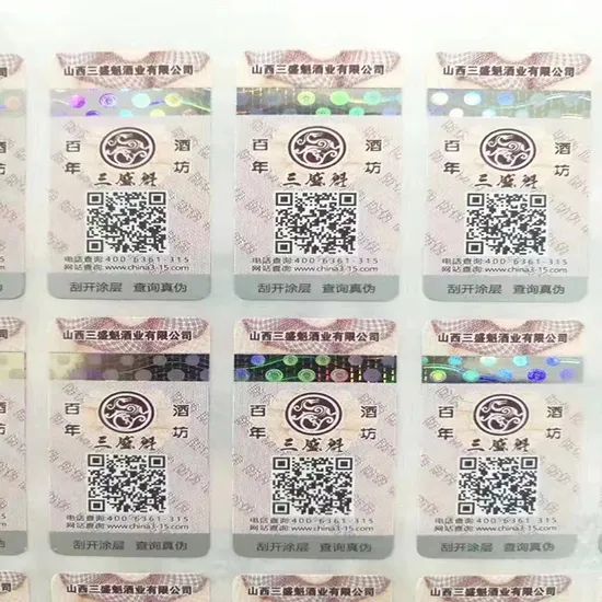 Custom Hologram Hot Stamping Foil for Security Sticker Labels - Image 5