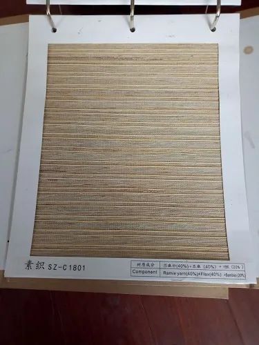 Window Blinds Natural Woven Roll Fabric Min. Order: 1 Roll Payment Terms: T/T Port: Ningbo, China Production Capacity: - Image 1