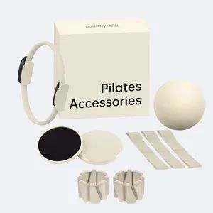 Fitness Accessories Unisex Pilates Accessories Kit Pilates Sock Gym Fabric Resistance Band Yoga Block Pilates Ring - Image 1