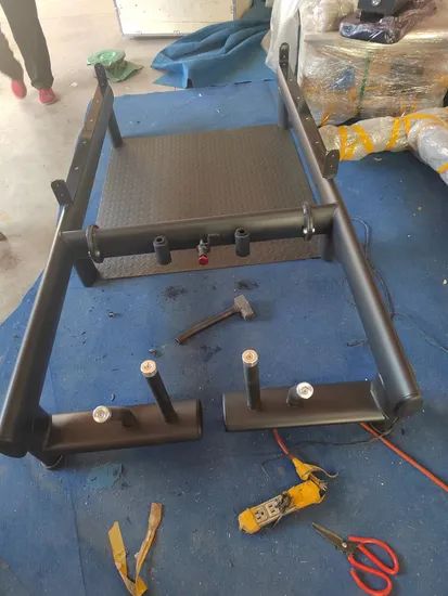 Shandong Dezhou Factory Strength Training Equipment Folding Home Black Hip Thrust Machine - Image 4