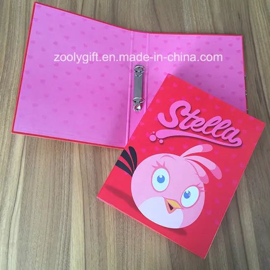 Assorted Color A4 4 Ring Binder Paper File Folders Size A4 Origin Cn Lock With Lock Color Assorted Usage File Box Trademark - Image 2
