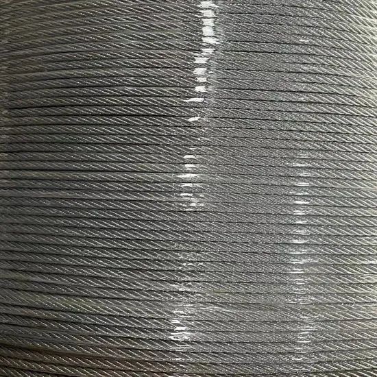 Galvanized Wire Rope for Belt Conveyer 6X7+FC DIN3055 Origin China Surface Smooth Model NO. 6X7+FC HS Code 73121000 Application Rope - Image 4