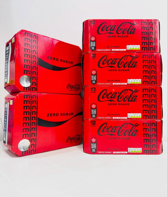 CLASSIC Coca-Cola Zero Sugar 355ml x 20 Recyclable Cans Sale - Image 3