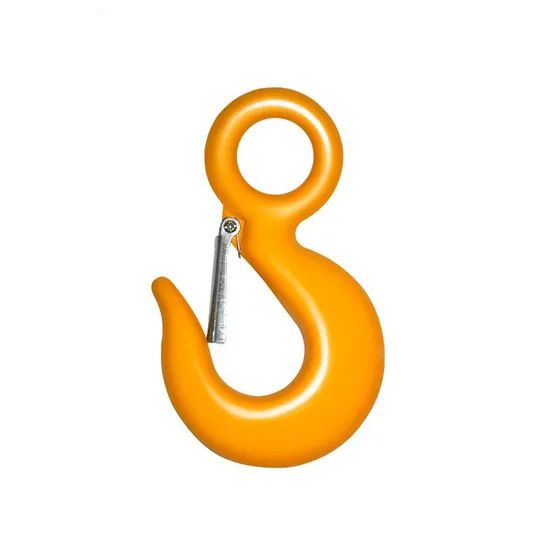 G80 Lifting Hook Rigging Us Eye Slip Hook with Safety Latch MOQ 100PCS Standard Us Trademark no Condition New Color - Image 3
