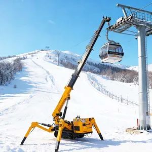 5tons Mini Size Crawler Spider Crane for Glass Installation Work - Image 5
