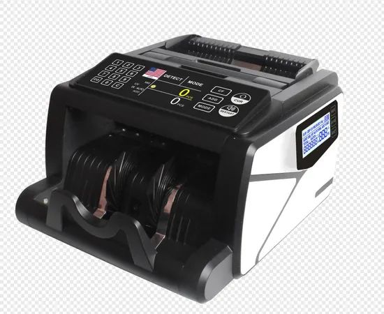 Banknote Counter Financial Equipment Bill Counters Banking Equipment Counterfeit Detector Money Counter Machine Cash Counting Machine Shop Counters - Image 3