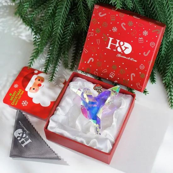 Hummingbird Crystal Suncatcher with Heart Tag for Christmas Gift - Image 6