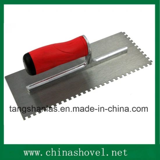 Trowel Construction Hand Tool Plaster Trowel Item Trowel Color Silver Origin China Material Steel Teeth Size 6mm Blade Edge - Image 1