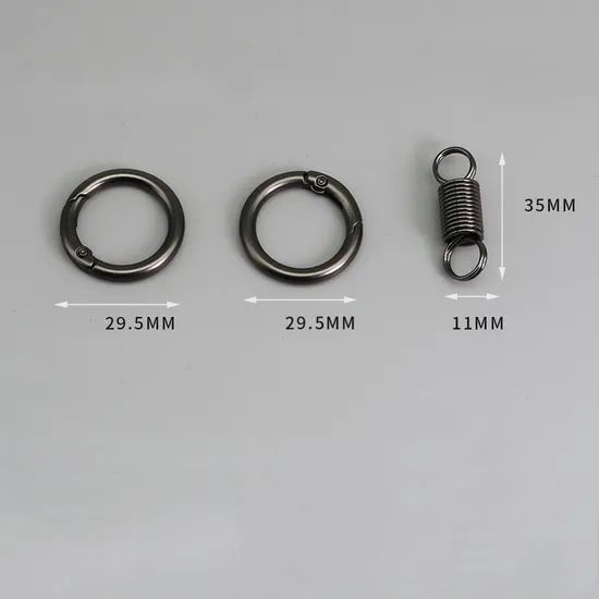 Personality Keychain Lovers Niche Design Sense Pendant Spring Ring Waist Hanging Metal Key Ring Ring Key Chain - Image 5