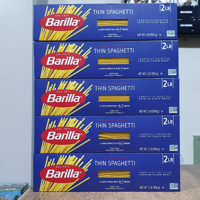 ENJOY MODERN PASTA DISHES WITH BARILLA SPAGHETTI 2LB x 4 PREMIUM ITALIAN PASTA FOR SALE - Image 4