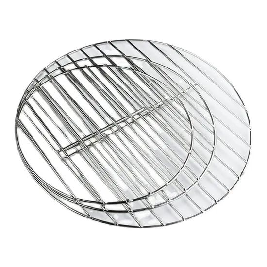 Factory Customization Disposable Round Barbecue Mesh BBQ Grill Grates Stainless Steel Barbecue Wire Mesh Multi-Function Cooking Grate for Outdoor Grill - Image 4