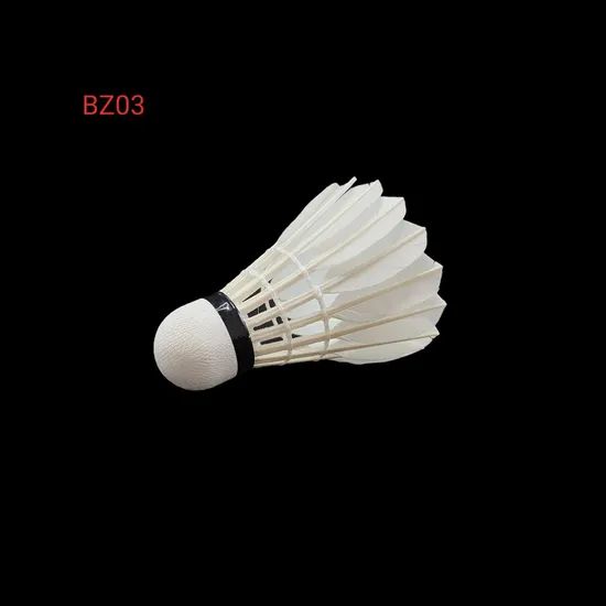 High Quality Goose Feather Badminton Shuttlecock OEM Accept Trademark BZ Model NO. BZ01 Speed 75,76,77,78 Type - Image 6