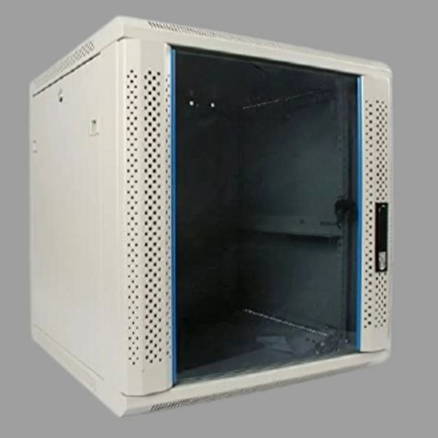 Mild Steel Aaim Secure Metal Rack 2u Size 1U Color White Rack Depth 600mm Material Mild Steel Connectivity protocol - Image 1