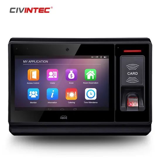 Advanced Time RFID Smartcard Time Attendance Systems with Fingerprint Scanner Identification Access Control Solution - Image 2