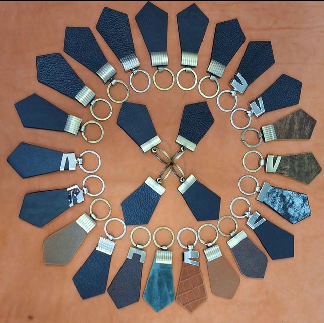 Genuine Leather Keychain - Image 3