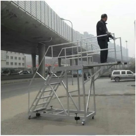 Aluminium Step Mobile Ladders for Sale Height 1.8m Origin China Usage Outdoor Certificate TUV Main Tube 51*2mm Material Aluminum - Image 2