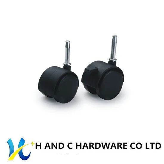 Wheel Caster Nylon Cupboard Caster Furniture Castor with Pin Trademark H&C Condition New HS Code 830242 Model NO. C-Pin Fitting with - Image 3
