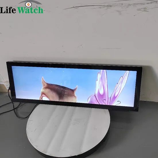 Factory Direct 24 Inch Full HD High Brightness Remote Control Smart Touch Screen Doubled Sided Stretch Bar Hanging LCD Advertising Digital Display Signage - Image 3