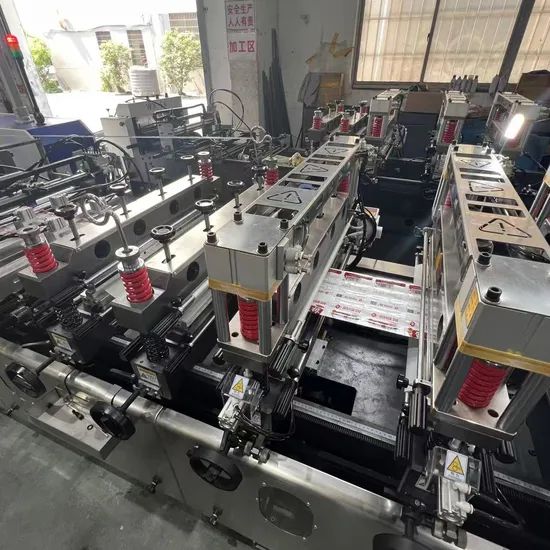 Three Side Sealing Double Feeding Moving Knife Double Cutter Bag Making Machine - Image 4