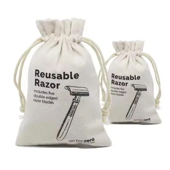 Promotional Drawstring Bags Canvas Drawstring Gift Bag Custom - Image 2