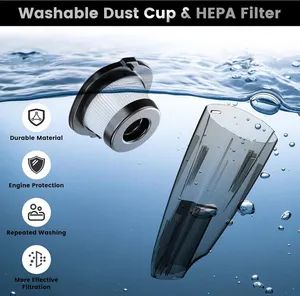 12V Wireless Car Vacuum Cleaner Cordless Handheld Vacuum Cleaner - Image 2