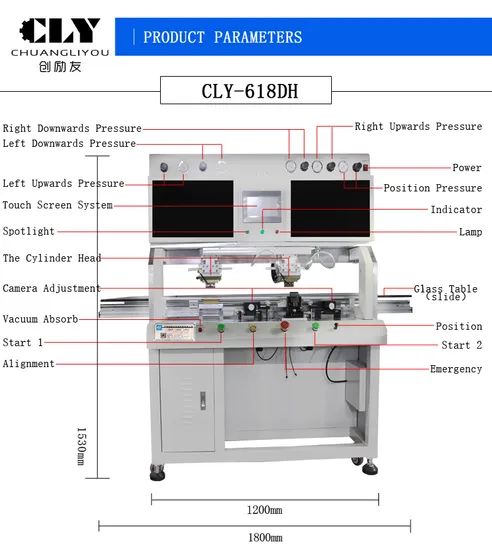 Double Head Screen Bonding Machine for TV - Image 2