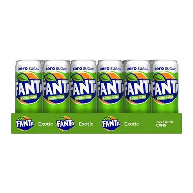 Imported Fanta Exotic 330ml Can Premium Fruit Flavoured Soft Drink Carbonated Beverage Original Taste Ideal For Party Events Shop Sale And Retail Distribution Use - Image 3