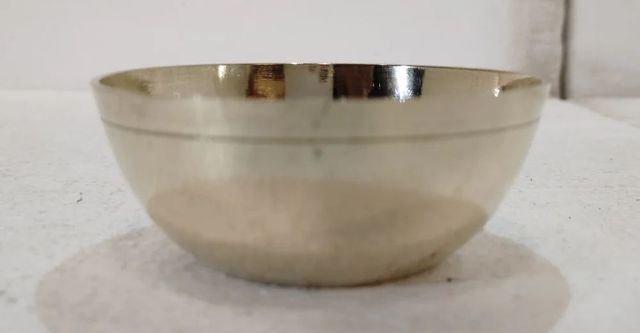 Chandan Pyali Brass Color GOLDEN Material BRASS Occasion Pooja Diya Shape Round Size (Height) 2" Finish Type POLISH Packaging Type - Image 6