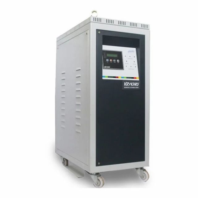 Automatic 98% Krykard Servo Controlled Voltage Stabilizer, With Surge Protection - Image 1
