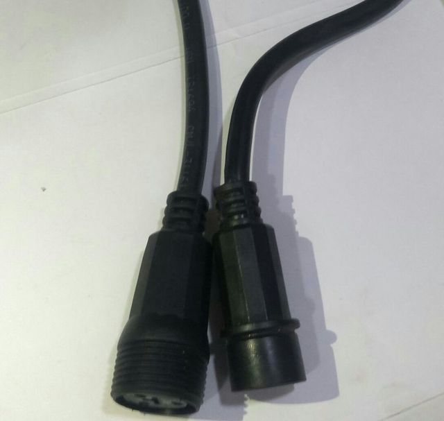 3 Pin Power Cord Connector Male / Female Color Black Power Cord Included Yes Waterproof Depth 2 Meter Water Resistance Rating - Image 2