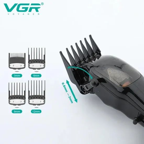 Electric LED Display Rechargeable Factory Price Men Professional Hair Clippers Trimmer - Image 4