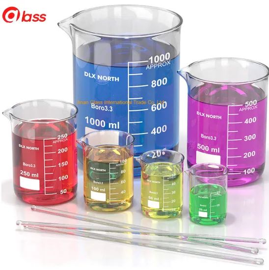 Lab Glassware Boro3.3 Beaker MOQ 20PCS Color Clear Origin China Brand Jnglass Material Glass Craft Handblown Model NO. - Image 2