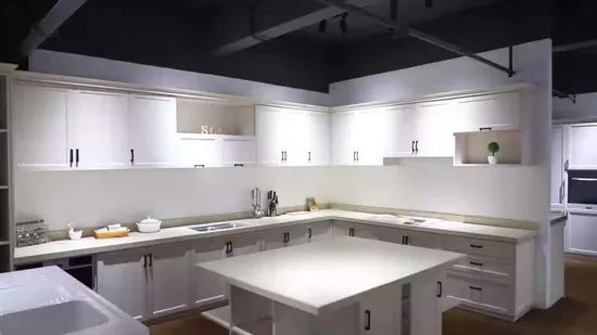 European Style Modular Islands Handless Custom Kitchen Cabinet - Image 5