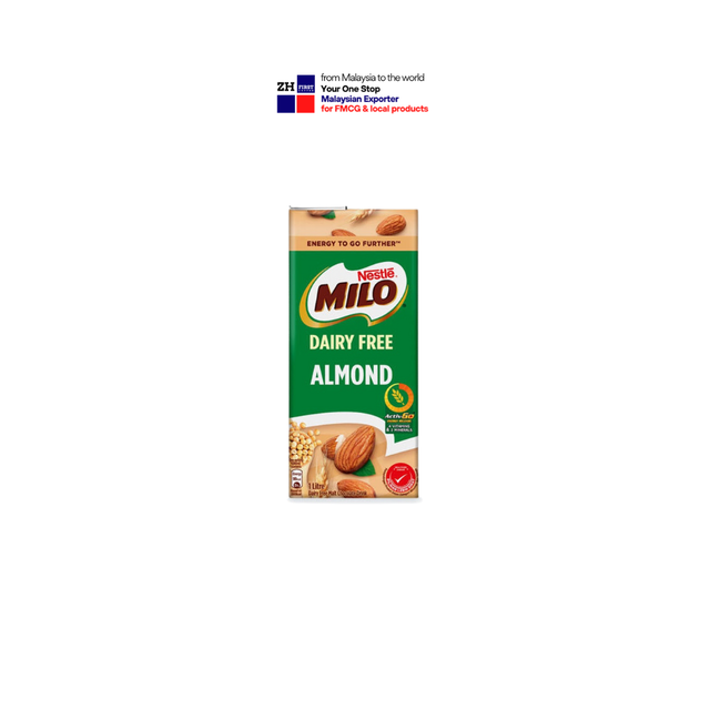 MI LO Almond 1 Litre Dairy Free UHT plant protein dairy alternative chocolate cocoa drink vegan Malaysia direct factory - Image 1