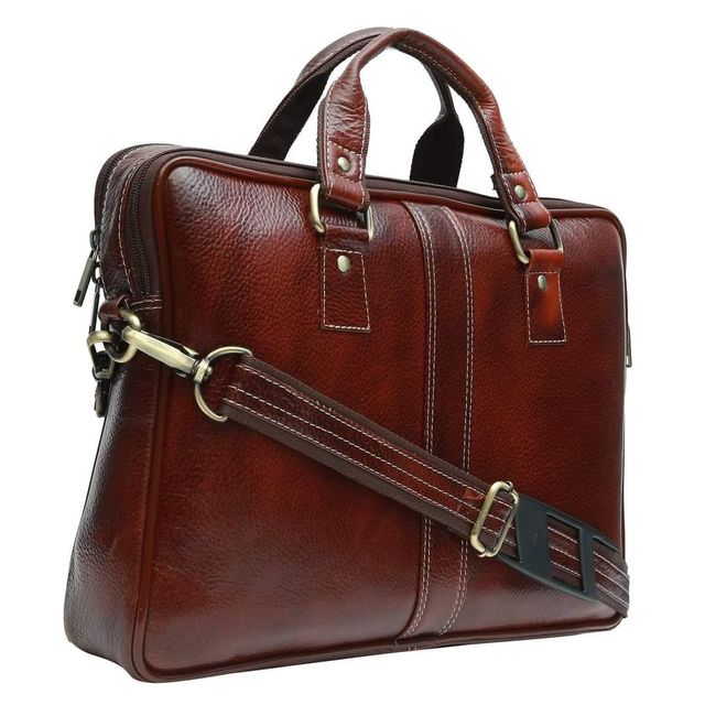 Genuine Leather Laptop Office Bags - Image 2