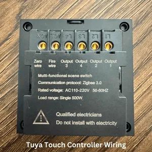 Touch Screen Home Controller Smart Switch for Tuya Devices with 4 Physical Buttons - Image 6
