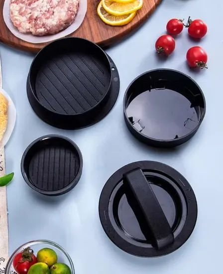 Non-Stick Plastic Manual Beef and Vegetable Burger Machine Mold, Meat Burger Press, Poultry Barbecue Tools, Steak Burger Press, Pie Machine - Image 3