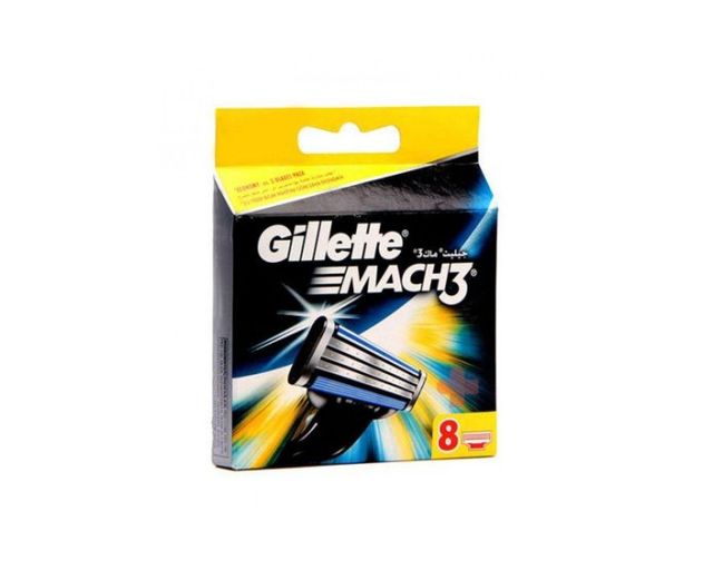 Buy GILLETTE MACH 3 MANUAL SHAVING RAZOR BLADES (CARTRIDGE) 12 PIECES FOR SALE - Image 4