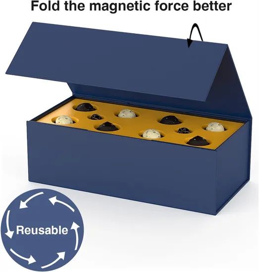 Best-Selling Magnetic Closure Foldable Gift Box - Multi-Event Holiday Packaging - Image 2