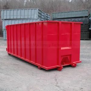 Customized Waste Recycling Rolloff Containers Hook Lift Bin Screw Other Condition New Usage Waste Treating Packing Outer Packing - Image 4