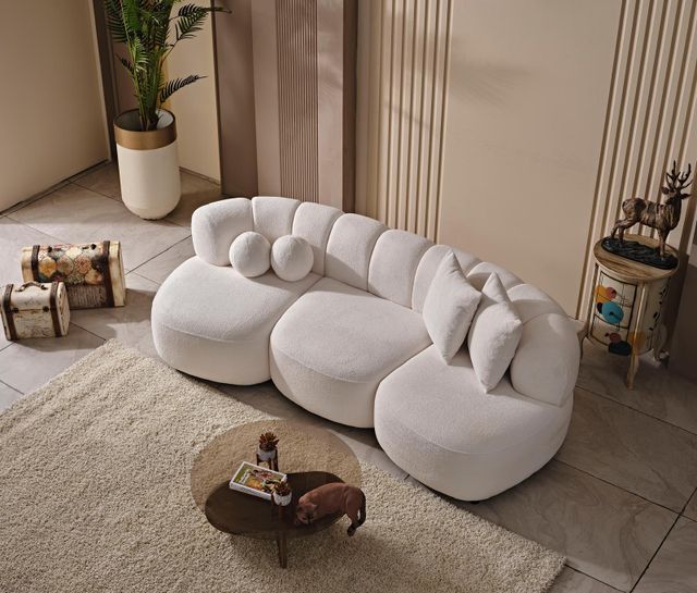 Modern Living Room Sofa - High Quality Fabric - Image 4