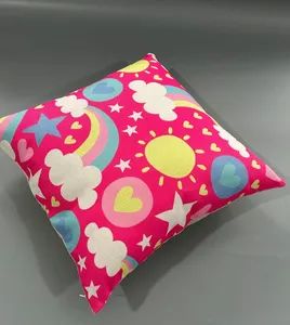 Customized Digital Printed Sofa Polyester Throw Pillows - Image 2