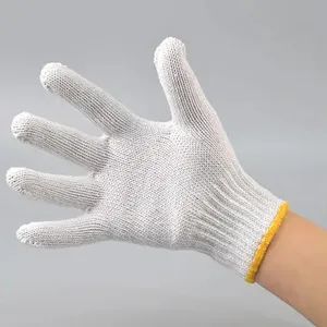 High Wear Cotton Work Gloves Brand Sty Color White HS 6216000039 Length Medium Origin Shandong Impregnation No Sports Gloves - Image 3