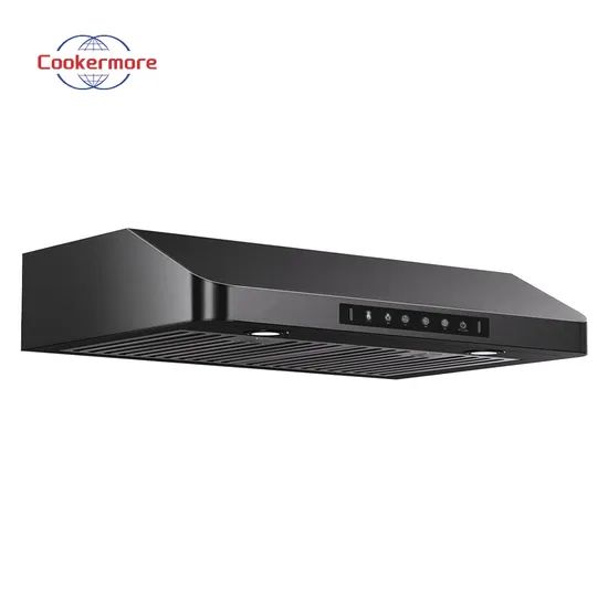 Slim Touch Control Stainless Steel Kitchen Smoke Extraction Range Hood - Image 3