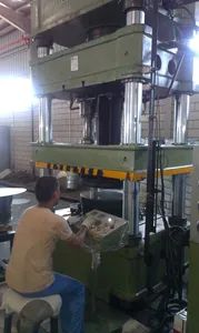 Four-Column Hydraulic Press Machine with Core Pressure Vessel Component Final Form Plate Welding - Image 2