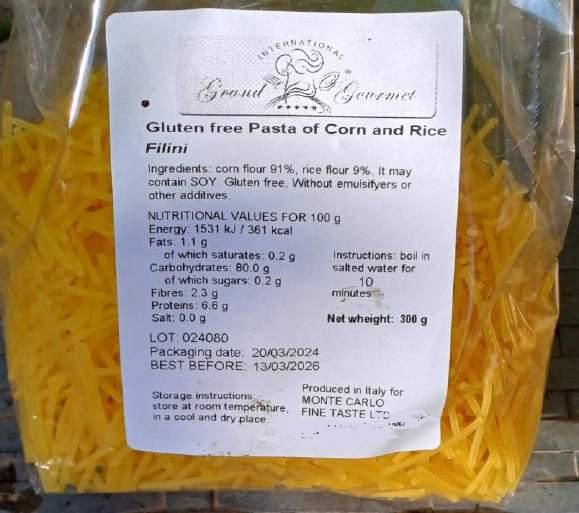 Pasta Glute Free  Ditali Features Gluten-Free, No Preservatives, Vegan - Image 5
