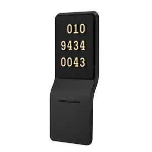 Customize Differenct Color Emergency Car Temporary Parking Number Plate Auto Phone Number Parking Stand - Image 3